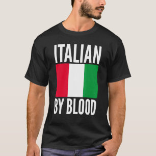 T-shirt Italien par le sang Sarcastique dire pour Unisex I