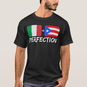 T-shirt Italien Plus Puerto Rican Perfection Mix ADN Hercu