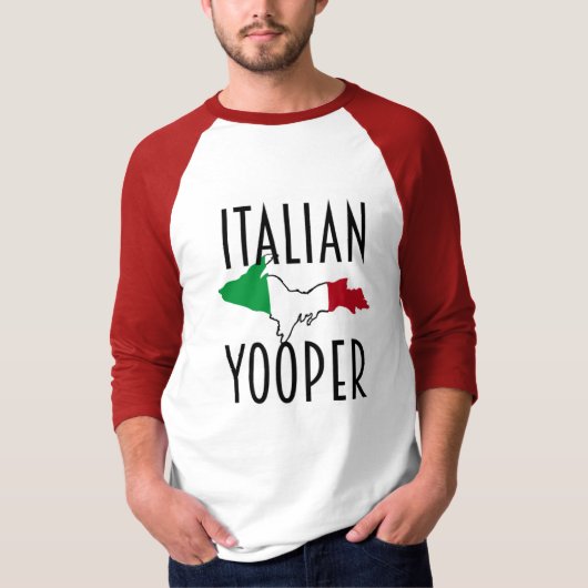 T-shirt italien Yooper Baseball (Devant)