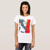 T-shirt Italienne la "botte " (Devant entier)