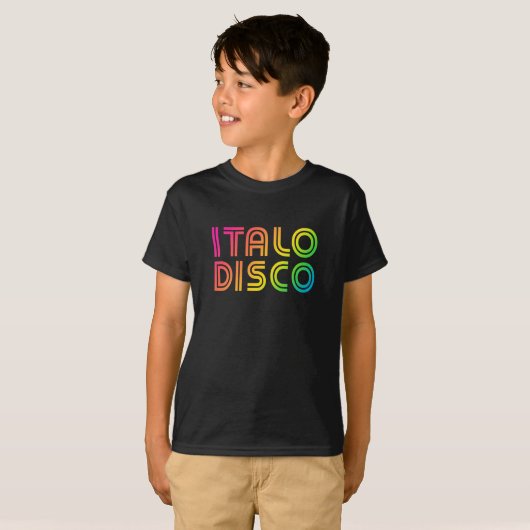 T-shirt Italo Disco (Devant entier)