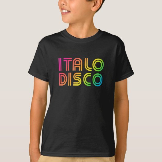 T-shirt Italo Disco (Devant)