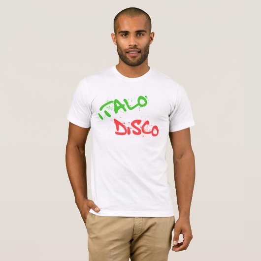 T-shirt Italo Disco (Devant entier)