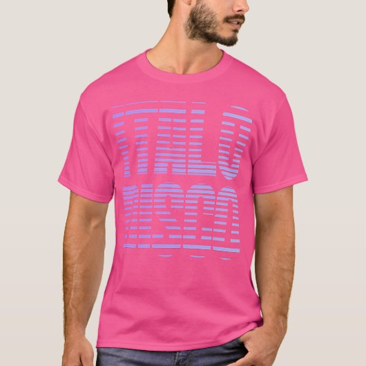 T-shirt Italo Disco (Devant)
