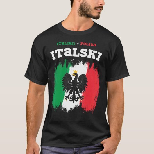 T-shirt Italski, l'hybride italien polonais (Devant)