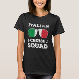 T-shirt Italy Cruise Squad Summer Italian Vacation Matchin