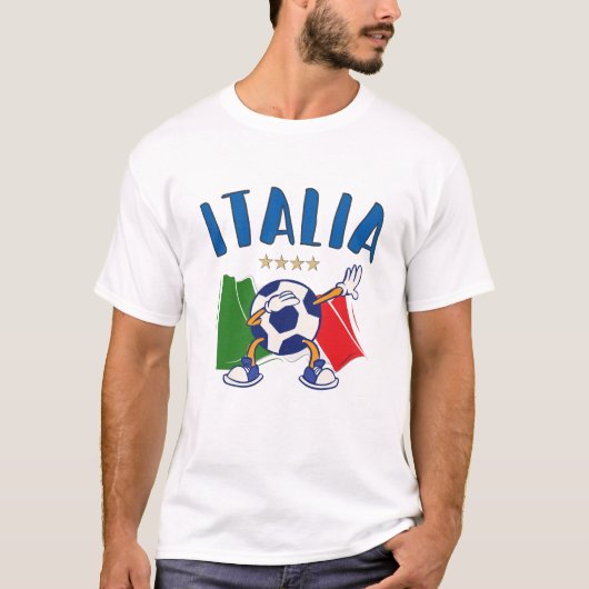 T-shirt Italy Dabbing Soccer (Devant)