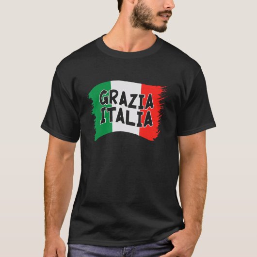 T-shirt Italy Flag Designs for all proud Italians (Devant)