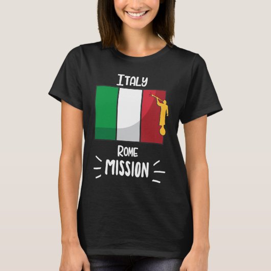 T-shirt Italy Rome Mormon LDS Mission Missionary (Devant)