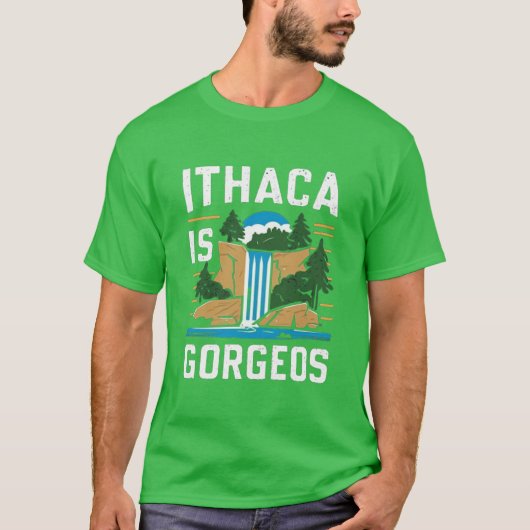 T-shirt ithaca est gorges (Devant)