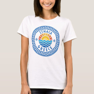 T-shirt Ithaca, Grèce - Sunshine And Sea Women