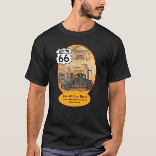 T-shirt Itinéraire 66 (Devant)