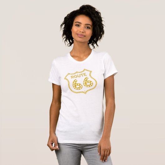 T-shirt Itinéraire 66 de Bling (Devant entier)