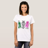 T-shirt Itinéraire 66 Kingman de vert et de rose de (Devant entier)