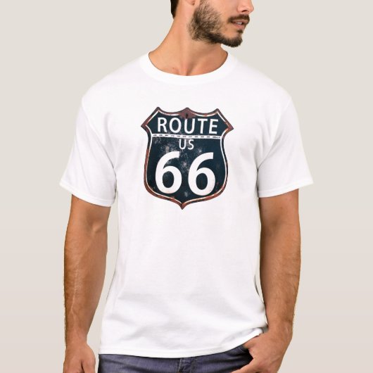 T-shirt Itinéraire 66 - La route de mère (Devant)