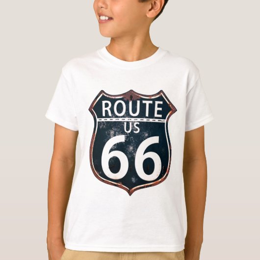 T-shirt Itinéraire 66 - La route de mère (Devant)