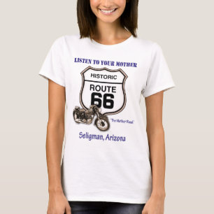 T-shirt Itinéraire 66-Listen à votre mère Seligman