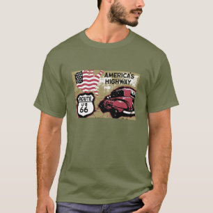 T-shirt Itinéraire vintage 66