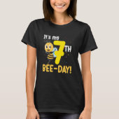 T-shirt It's 7th Bee Day Honey Beekeeper Apiary Beekeeping (Devant)