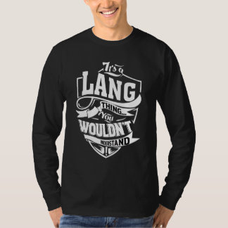 T-shirt It's A Lang Thing  
