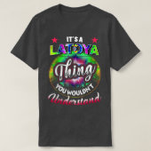 T-shirt It's A Latoya Thing Tie Dye 60s 70s Hippie Latoya (Design devant)