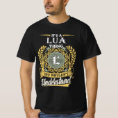 T-shirt It's A Lua Thing You Couldn't Understand (Devant)
