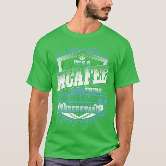 T-shirt Its A MCAFEEhing You Wouldnt Understand Name Vinta (Devant)