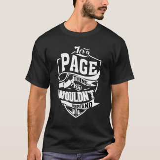 T-shirt It's A Page Thing