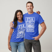 T-shirt Its A Sheldonhing You Wouldnt Understand First Nam (Unisexe)