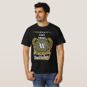 T-shirt It's a W Thing You Wouldn't Understand (Devant entier)