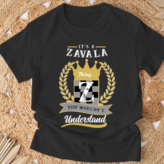 T-shirt "It's A Zavala Thing" T-Shirt, Personalized Family