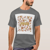 Its Autumn Fall Leaves Drawing Brown White Print D
