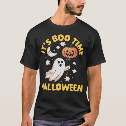 T-shirt It's Boo Time Halloween (Devant)