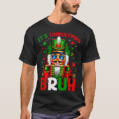 T-shirt It's Christmas Bruh Nutcracker Boys Kids Xmas Chri (Devant)