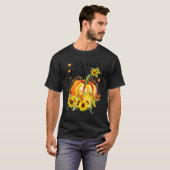 T-shirt Its Fall Y'all Leopard Pumpkin Sunflower Autumn Th (Devant entier)
