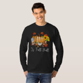 T-shirt It's Fall Yall Pumpkin Leopard Halloween Autumn Th (Devant entier)