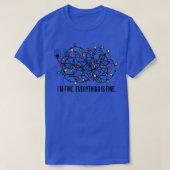 T-shirt Its Fine Im Fine Everything Is Fine Funny Christma (Design devant)