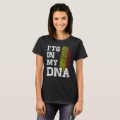 T-shirt It's In My DNA Belgian Fingerprint Proud Belgium F (Devant entier)