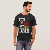 T-shirt It's In My DNA German Fingerprint Proud Germany Fl (Devant entier)
