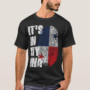 T-shirt IT'S IN MY DNA Panama Flag Boy Girl Gift