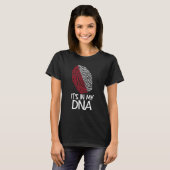T-shirt It's In My DNA   Proud Polish Flag Fingerprint (Devant entier)