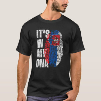 T-shirt It's In My Dna Slovakia Flag Slovak Slovakian