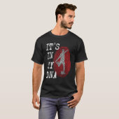 T-shirt IT'S IN MY DNA Soccer Player Fingerprint Graphic D (Devant entier)