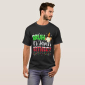T-shirt It's Jesus's Birthday Bruh Christmas Christian Pla (Devant entier)