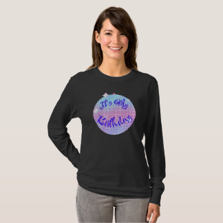 T-shirt It's my birthday! Glass sphere design.