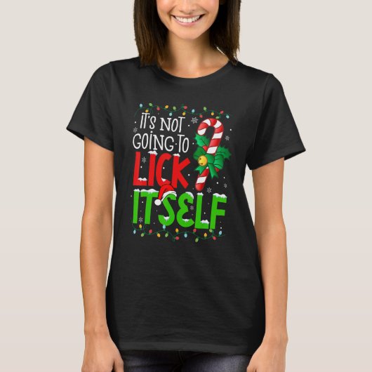 T-shirt It's Not Going To Lick Itself Christmas Candy Can (Devant)