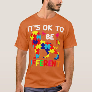 T-shirt Its Ok To Be Different Autism Awareness (1)