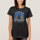 T-shirt It's Ok To Be Different Hydrocephalus Awareness (Devant)