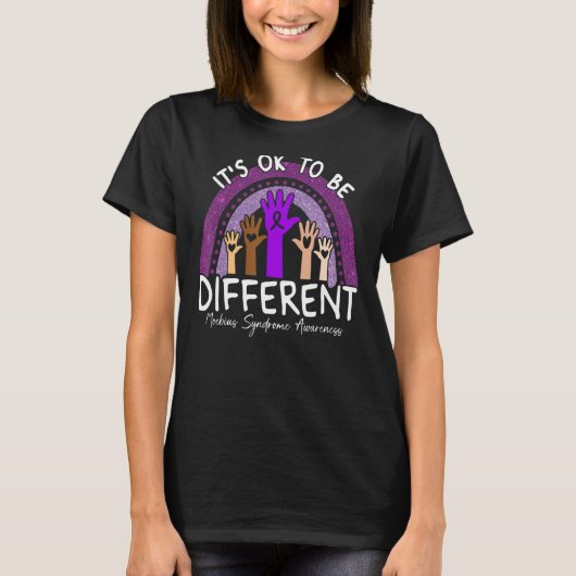 T-shirt It's Ok To Be Different Moebius Syndrome Awareness (Devant)