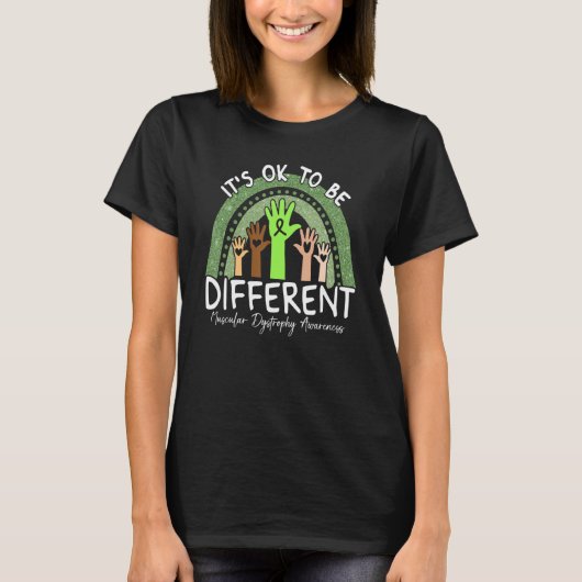 T-shirt It's Ok To Be Different Muscular Dystrophy Awarene (Devant)